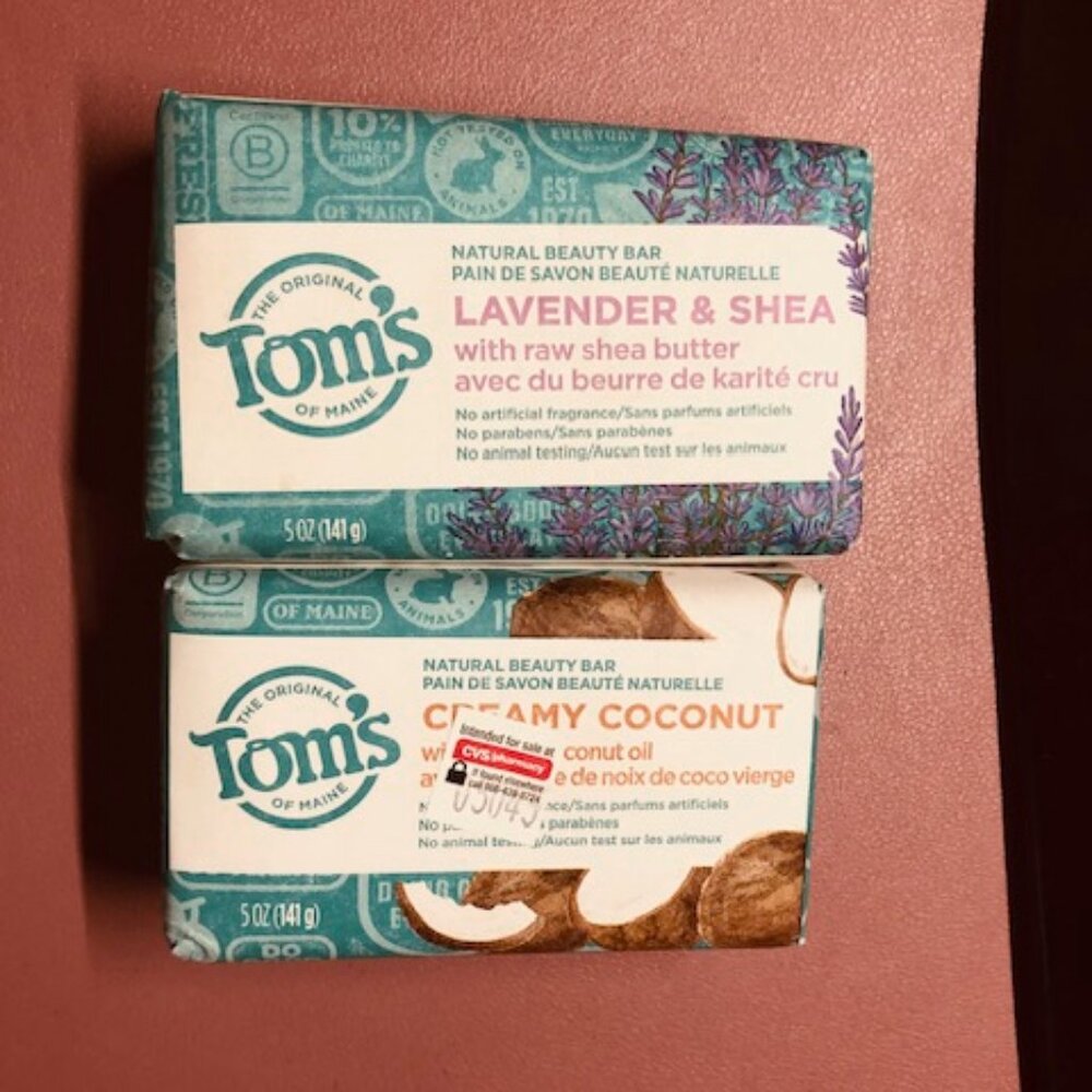 2 - Tom's of Maine Natural Beauty Bar Soap